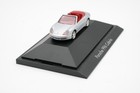 Herpa 1:87 Porsche 996 Cabrio Silber mit roter Innenausstattung