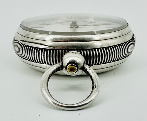 Antiguo Reloj Bolsillo Plata Fusee Londres 1878 Samuel Freeman Estuche Repuestos/Reparación - Imagen 10 de 18