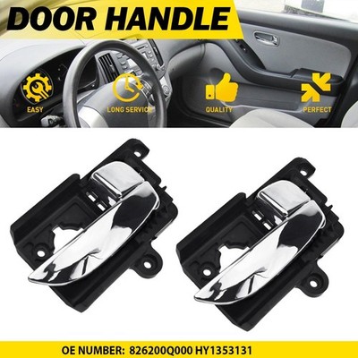 2X Inside Handle Door Fit Hyundai GLS 2008 Elantra Front+Rear Sport RH Chrome