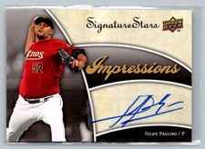 2009 Upper Deck Signature Stars #IMP-FP Felipe Paulino Impressions Signatures