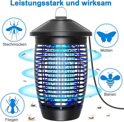 Insektenfalle PALONE: 20W UV-Licht, 4500V, wirksam gegen fliegende Insekten