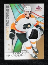 2019-20 SP Game Used Gold Spectrum Premium Materials 62/65 Joel Farabee #192 k2t