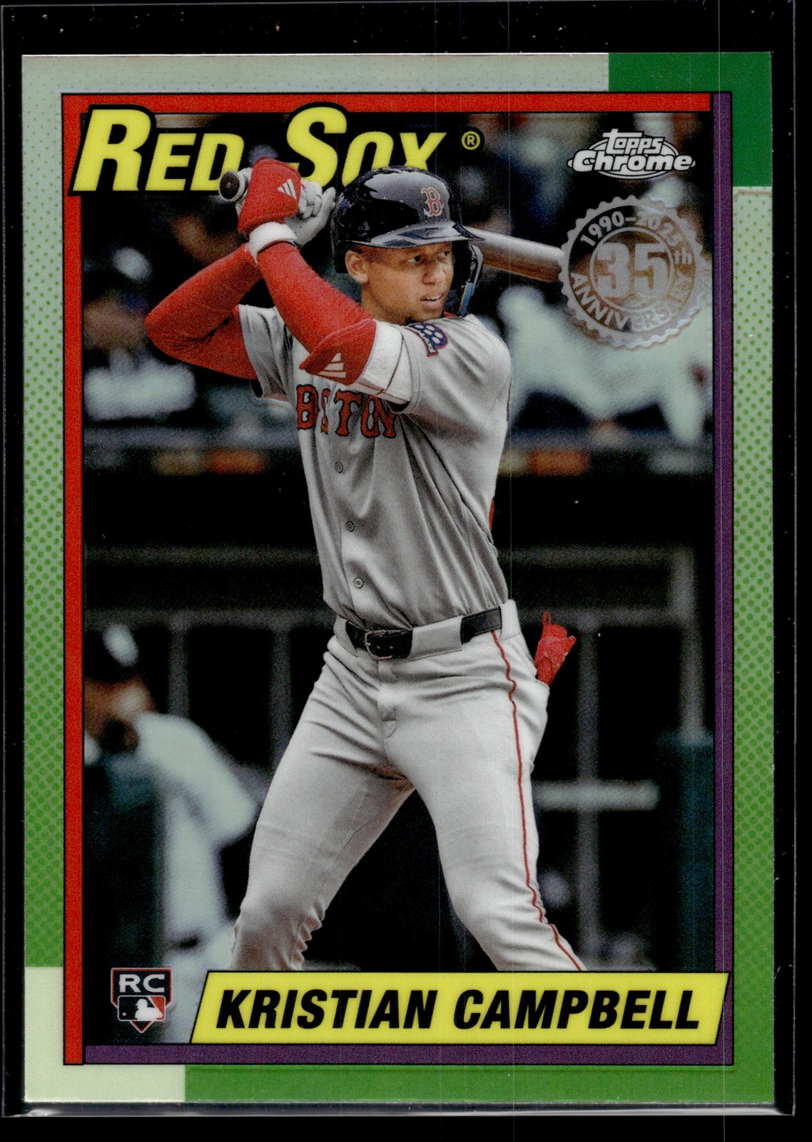 Kristian Campbell 2025 Topps Chrome Update 1990 Topps Chrome Card #90CU-19