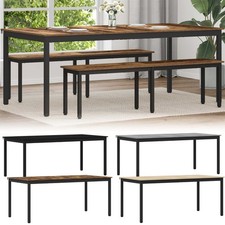 Esstisch Esszimmer Tisch Schreibtisch Holz Holztischplatte Metalltischbeine