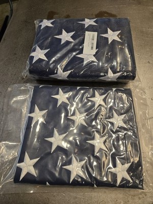 Pair Of New American Flags!!!