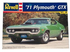 Revell 124 1971 Plymouth Gtx Open Box Plastic Model Kit 85-2166 B95