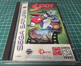 Spot Goes to Hollywood (Sega Saturn, 1996) - Tested/Working - w/Reg Card - RARE!