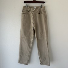 Vintage Calvin Klein Jeans Men's 32 Tan Made in USA Easy Fit Y2K 90s Denim