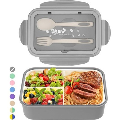 Praktische und langlebige Brotdose mit 3 Fächern   BPA-frei und lebensmittelecht