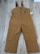 Tough Duck 7537 Warm for Work Insulated Bib Overalls Size 3XL/3TG Brand New