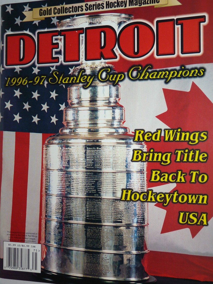 Excellent Condition 96 97 Gold Collectors Magazine DETROIT Red