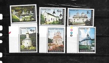 ROMANIA SC#3658-63 MONASTERIES MNH XF 1991 OLD VINTAGE PICTORIAL STAMP SET