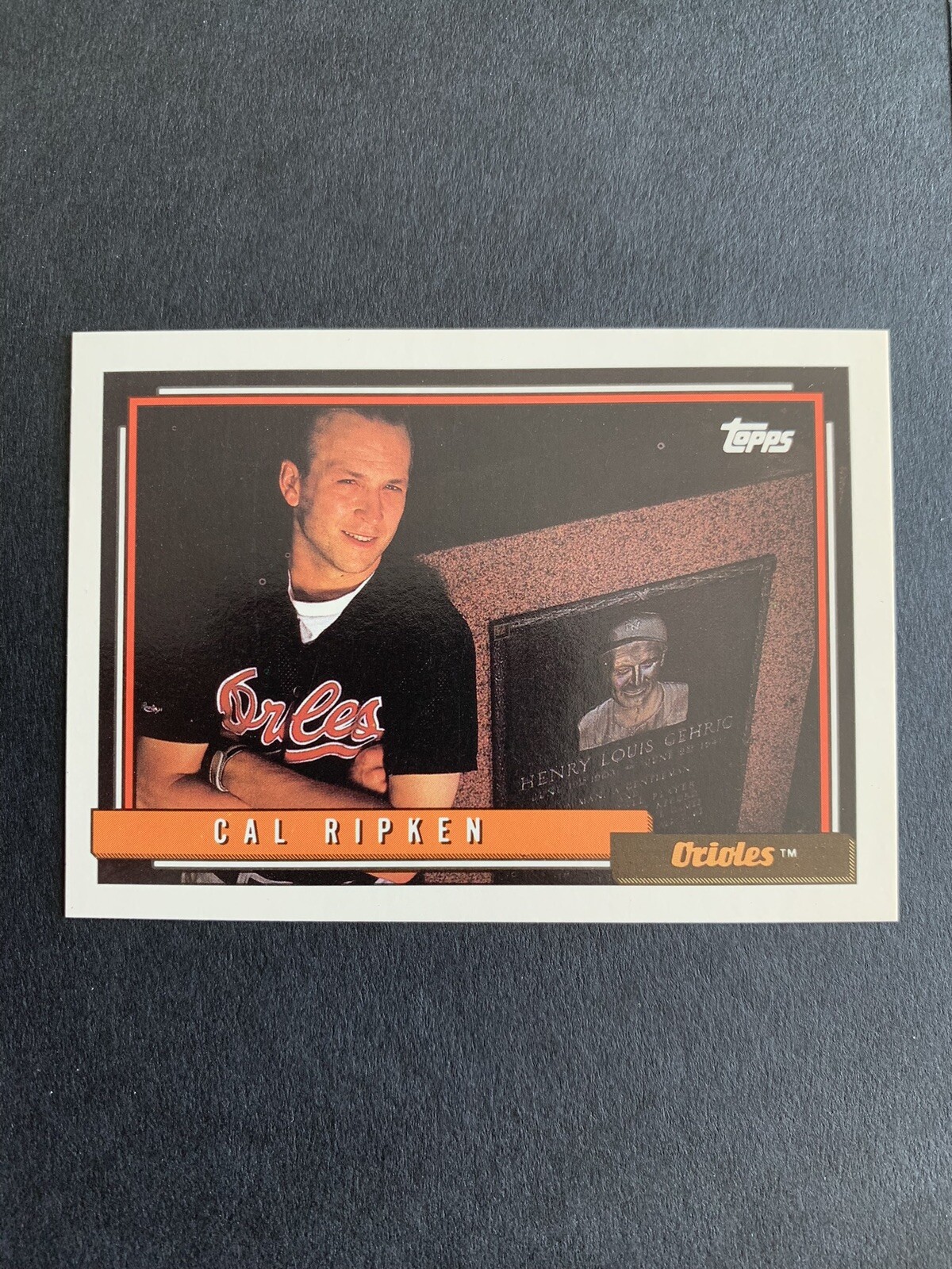 1992 Topps #40 Cal Ripken Jr. Baltimore Orioles HOF