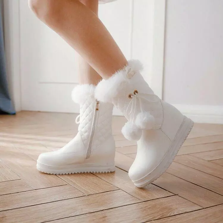 Winter white hotsell womens boots