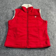 American Eagle Vest Youth Girls Large Red Nyl...