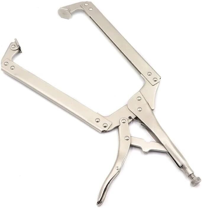 3PCS 18 Inch Locking C Clamps, 6.3" Vise Grip C Clamp, Heavy Duty