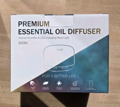 Luftbefeuchter ASAKUKI Ultraschall Aroma Diffusor 500ml 