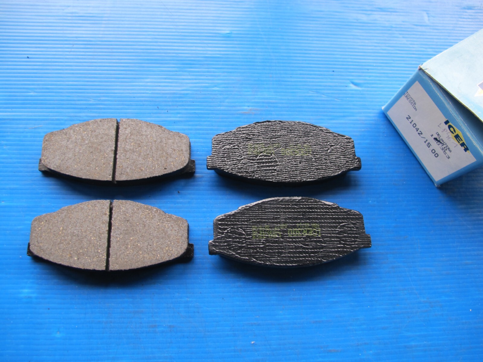 Plaquettes de freins avant Icer pour Toyota Cressida II kit de freinage d'origine