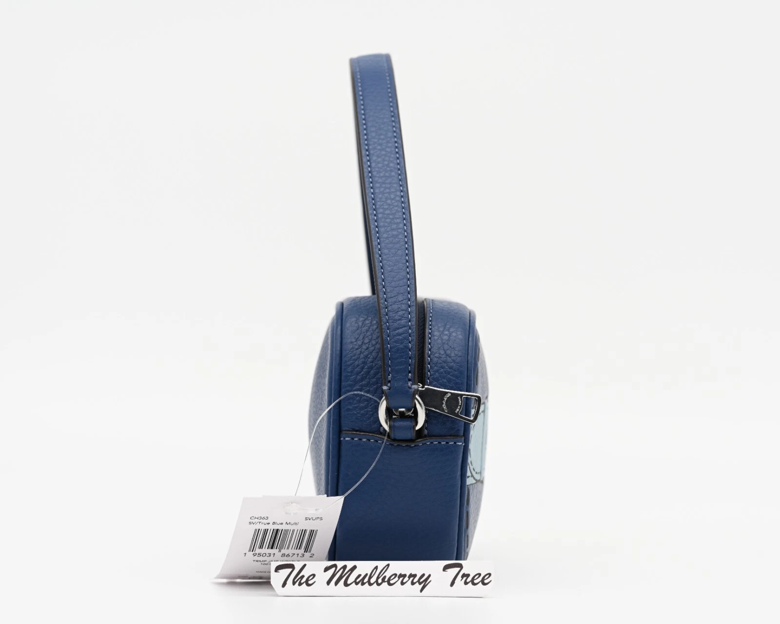 COACH JAMIE Polso convertibile in pelle con stampa trompe l'oeil CH363 nuovo con etichette $218