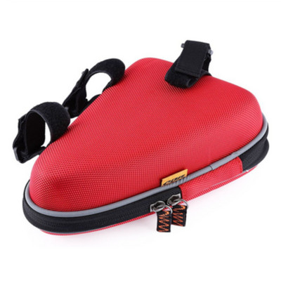 Red Saddle Storage Bag Engine Guard Mount Case Pouch For Motorcycle Motorbike
