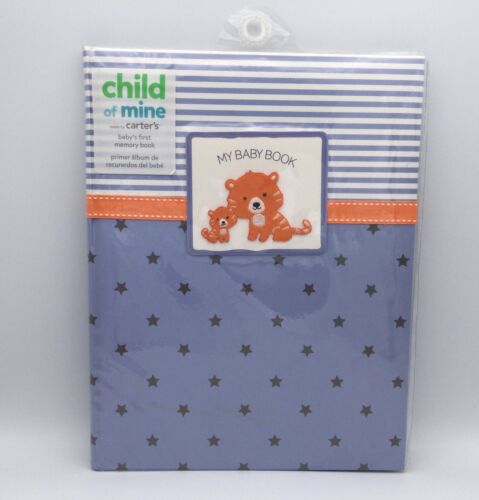 Child of Mine by Carter's Newborn Baby Boy's First Memory Scrapbook Brand New - Picture 1 of 7