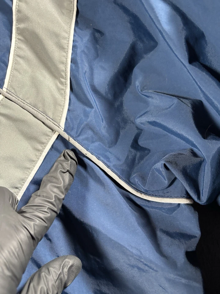 Chaqueta cortavientos de entrenamiento físico XL para adulto de la Fuerza Aérea de los Estados Unidos azul JWOD Skilcraf Foto 4 de 4