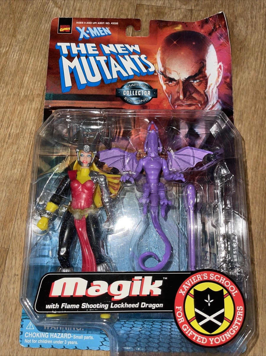 1998 Toybiz Marvel Comics X-Men New Mutants MAGIK w/Lockheed