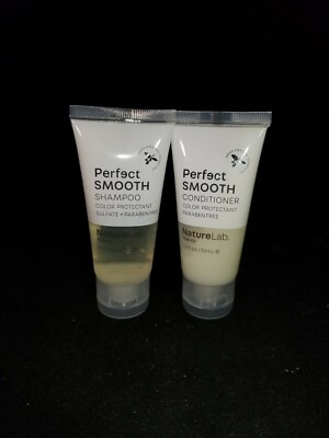 Nature Lab Tokyo Perfect Smooth Color Protectant Shampoo and Conditioner 30ml/1o