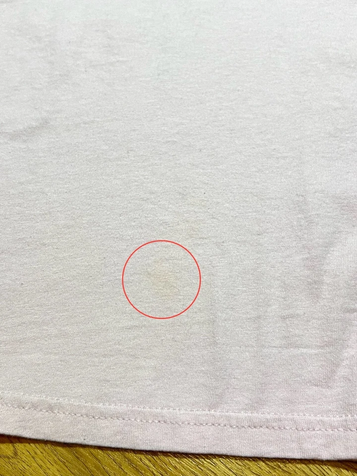 Винтажная футболка 00s Steve & Barry's I'm A Virgin But This Is An Old розовая мужская M - Изображение 4 из 4