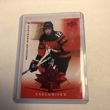 2021-22 Upper Deck Team Canada Juniors Meaghan Mikkelson Exclusives #151/250
