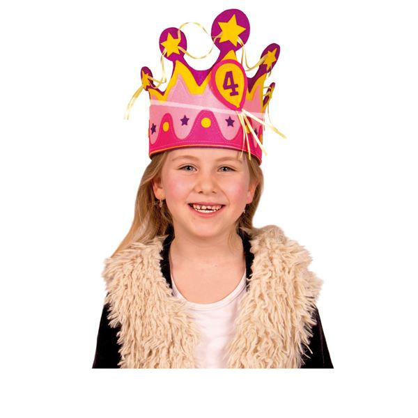 Geburtstags Krone MäDchen Mit Zahlen Von 1 - 5 Kindergeburtstag Party Dekoration-image