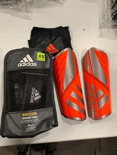 adidas Performance Ghost Pro Shin Guard, Solar Red/Iron Metallic Grey/Vivid Red,