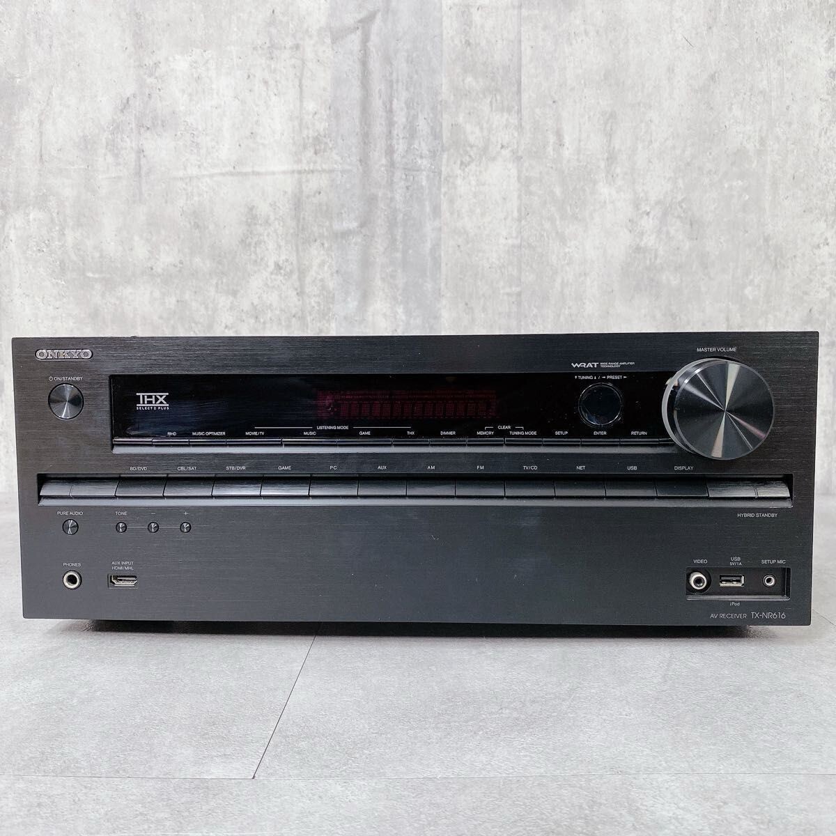 ONKYO TX-NR616 B AUDIO VIDEO RECEIVER 7.1 ch HDMI amplifier Black