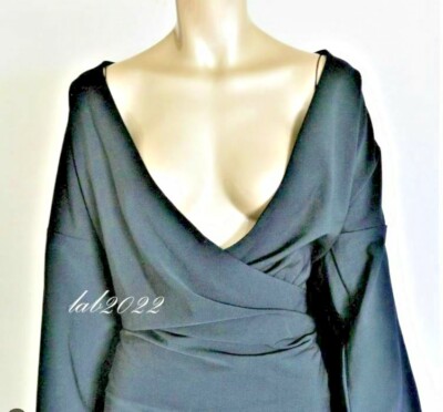 Gucci Tom Ford Runway 1997 Dress with deep surplice wrap 42 | eBay Gucci Tom Ford Runway 1997 Dress with deep surplice wrap 42 | eBay