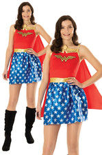 Wonder Woman Kostüm Damen Superheld Lizenziertes Kostüm Outfit DC Comic