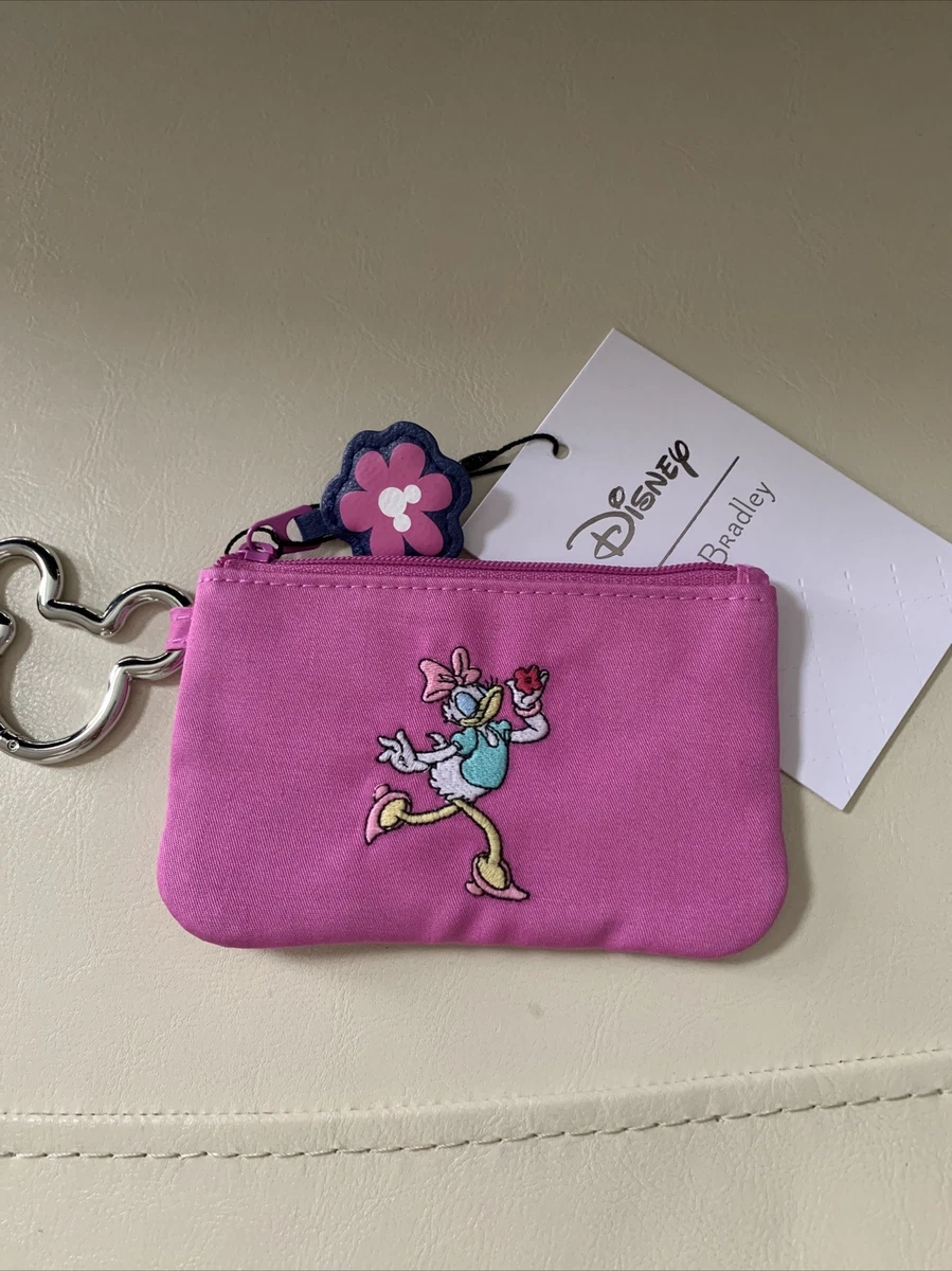 NWT 2021 Disney Vera Bradley Zip ID Case wallet Sensational Daisy