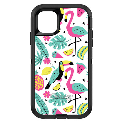 OtterBox Defender for iPhone / Samsung Galaxy -  - Flamingo Toucan Pineapple