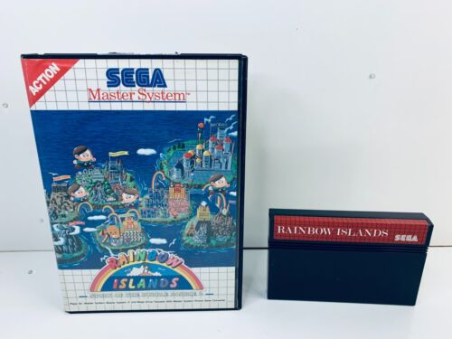 Rainbow Islands Sega Master System SMS Genuine Cartridge - Fast Post - Photo 1/8