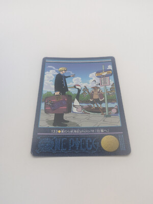 Sanji One Piece 133 Visual Adventure Carddass frontispiece BANDAI