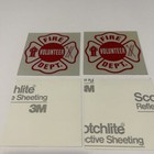 Volunteer Fire Department Reflective Decal