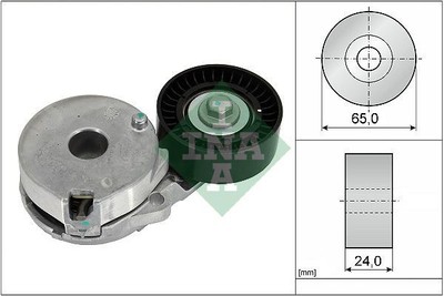 INA 534 0733 10 Spannarm Keilrippenriemen Ø65mm für RENAULT Kadjar (HA, HL)