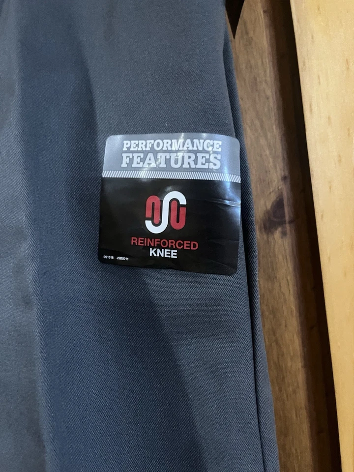 NWT Boys Dickies Gray Pants Flat Front Classic Fit Straight Leg 12 Regular  - Image 2 of 4