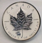 2012 Canadian Silver Maple Leaf 1 oz — photo from another recent sale