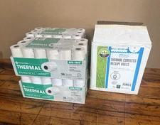 Member's Mark Thermal Credit Card Receipt Paper 2 1/4" X 75' 85' Lot 244 Rolls