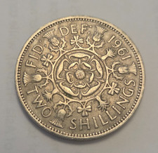 United Kingdom 1961 Two Shillings Florin                              (#367)