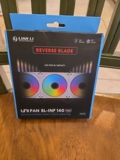 Lian Li UNI FAN SL-INF 140 RGB 140mm Case Fan-Reverse Blade - White
