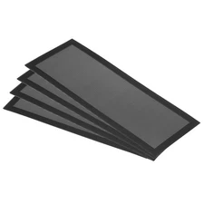 4Pack 4"x10" Magnetic Vent Cover Floor Wall Air Registers Screen Mesh Black