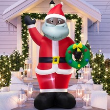 Giant Inflatable Santa Claus Blow Up LED Lights Outdoor Indoor Yard Christmas...