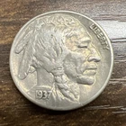 1937 Buffalo Nickel - Full Horn- Actual Coin Shown -