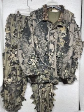ScentLok 3D Leafy Camo Ghillie Suit Jacket Pants Set 2XL XXL USA Mossy Oak